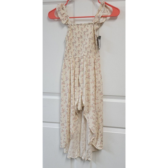 art class Other - Art Class Hi Lo Dress with Attached Shorts Cream with Floral Print Girl's Size S